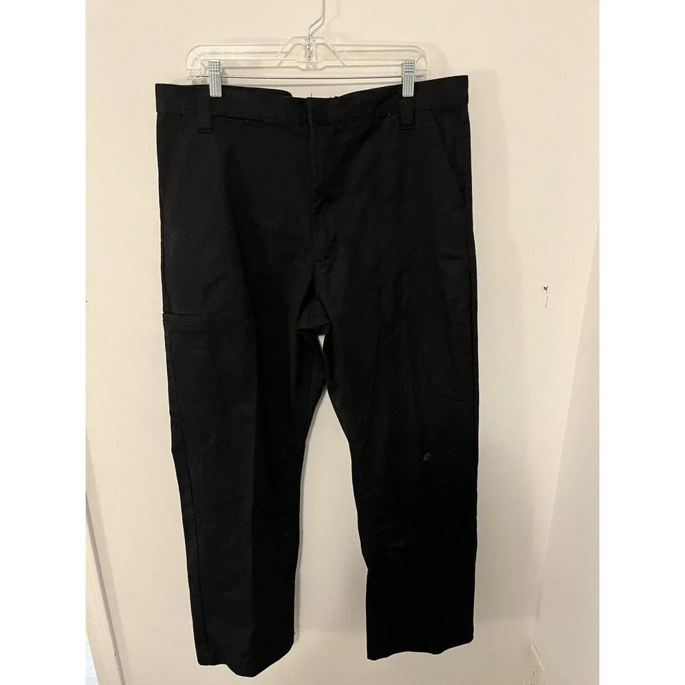 DieHard Mens 38x30 Black Work Pants Utility Carpenter Stretch Sears